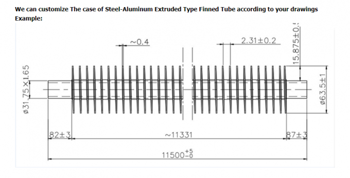 Carbon Steel Heat Exchanger Finned Tube with Energy Saving Performance 4