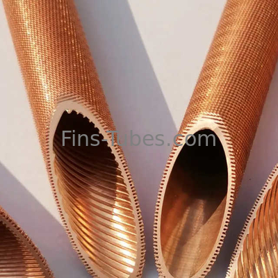 Buy DELLOK  Inner Grooved Copper Tube Low Fin Tube For Heat Exchanger And Air Cooler online manufacture