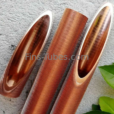 Buy DELLOK  Inner Groove/Inner/Internal Aluminium Low Fin tube,Low-Finned Tub online manufacture