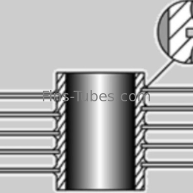 Buy DELLOK Customized Embedded Finned Tube For Compressor Coolers online manufacture
