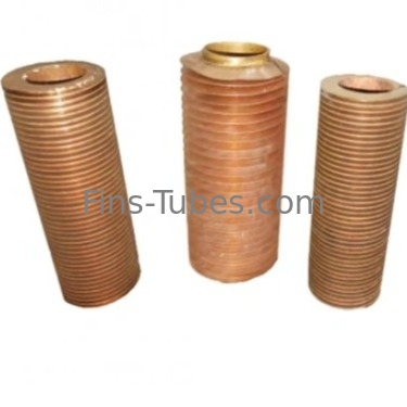 Buy DELLOK ASME Copper-Aluminum Extruded Fin Heat Cooler Fin Tube online manufacture