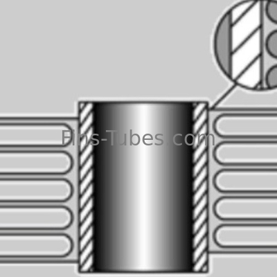 Buy DELLOK Al 1060 Extruded Finned Tube For Air-cooled Condensers online manufacture