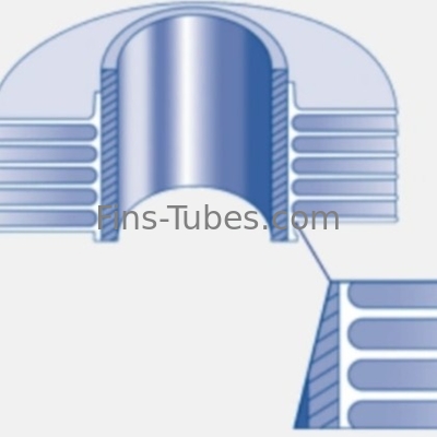 Buy Dellok Copper Extruded Finned Tubes For Air Fin Cooler online manufacture
