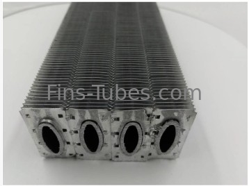 Buy DELLOK Aluminum 1100 Elliptical Nickel Based Brazed Spiral Finned Tube online manufacture