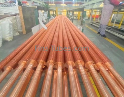 Beli DELLOK Laser welded Copper Fined Tube Copper Base Tube C12200 online manufacture
