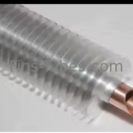 comprar Tubo com aletas de alumínio de diâmetro externo 2222mm, comprimento de 1 a 22m ou conforme solicitado, adequado para componentes de trocador de calor até 300°F Fabricação em linha