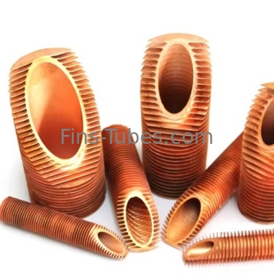 Buy DELLOK Aluminium Finned Tubes OD73.5mm Daily Capacity Up To 3500 Meters for Heat Dissipation online manufacture