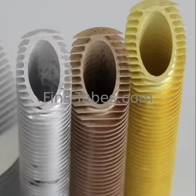 Buy DELLOK  OD63.5mm Aluminum Fin Tube with Durability / Long lasting Cooling Up To 300°F online manufacture