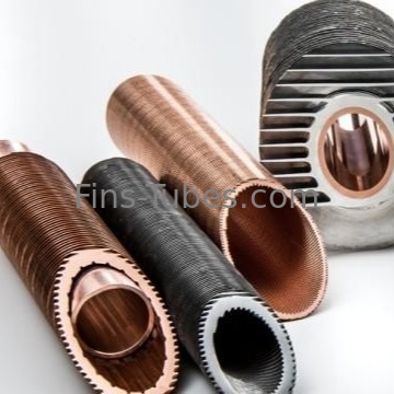 Buy DELLOK Copper Embedded Fin Tube Machine Temperature Rating -40\u00b0C To 400\u00b0C online manufacture
