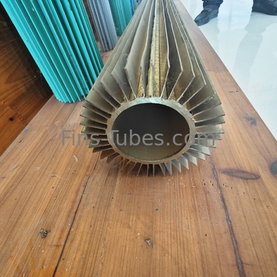 Buy DELLOK Longitudinal Finned Heat Transfer Tube Square Fin Type 0.5 Inches ASTM Certified Heat Exchange Tube online manufacture