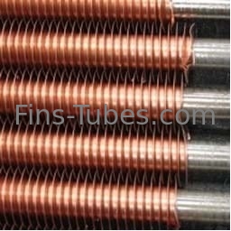 Buy DELLOK Aluminium Fin Rolling Technology Fin Tube For Heat Transfer Coefficient Boost online manufacture