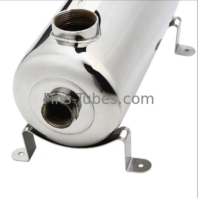 Buy Stainless Steel Shell Tube Pool Heat Exchanger Tubular Exchanger Polished Water Heat Exchanger online manufacture
