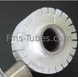 Buy DELLOK Solid Extruded Serrated Alu1050 Heat Exchanger Fin Tube Thick 0.4mm online manufacture