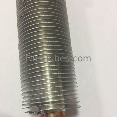 Buy DELLOK Air Cooler Seamless Length 18m Bimetal TP304 Extruded Fin Tube online manufacture