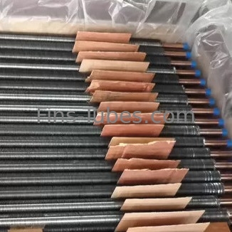 Buy DELLOK Condenser Copper Aluminum Alu1060 16mm Square Fin Tube online manufacture