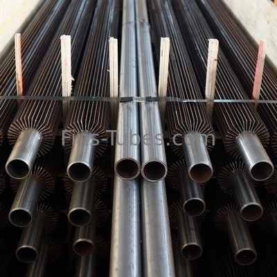 Buy DELLOK Brown U Shaped Strips Carbon Steel A106 Longitudinal Finned Tube online manufacture