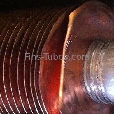 Buy DELLOK Aluminum Copper Stainless Steel TP304L 0.4mm Embedded Fin Tube online manufacture