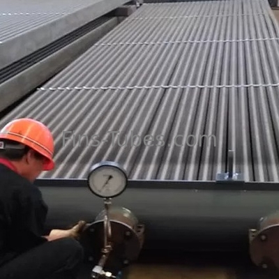 Buy DELLOK Heat Exchanger Coil 25mm Titanium Alloy Round Tube And Fin Condenser online manufacture