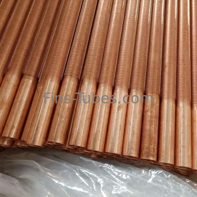 DELLOK inner grooved copper low fin tube for heat exchanger and air cooler