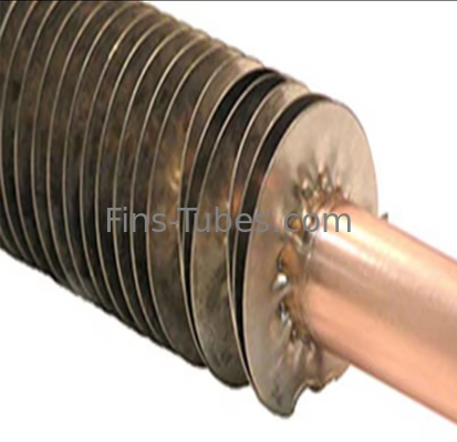 DELLOK  Square Tube Fin And Tube Heat Exchanger With Solid Fins For Industrial