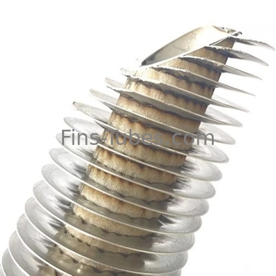 DELLOK 4mm-15mm Tube Thickness Carbon Steel Fin Tube For Pickled / Bright Annealed Delivery