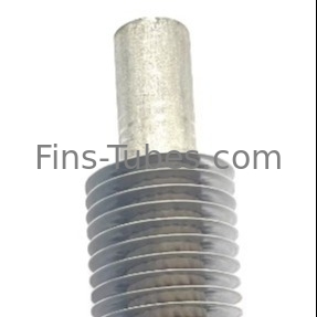 DELLOK 4mm-15mm Tube Thickness Extruded Fin Tube Machine With Black Coating Or Varnish Protection