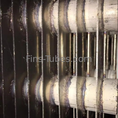 Temperature Bare Tube Embedded Fin Tube 16-63mm OD 2.5-20mm Fin Spacing 1.65mm Wall Thk -40℃-300℃ 1.0-4.0MPa