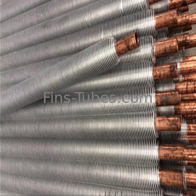 Temperature Bare Tube Embedded Fin Tube 16-63mm OD 2.5-20mm Fin Spacing 1.65mm Wall Thk -40℃-300℃ 1.0-4.0MPa