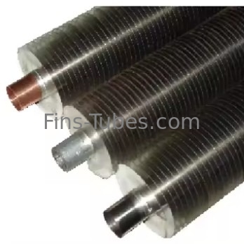 Temperature Bare Tube Embedded Fin Tube 16-63mm OD 2.5-20mm Fin Spacing 1.65mm Wall Thk -40℃-300℃ 1.0-4.0MPa