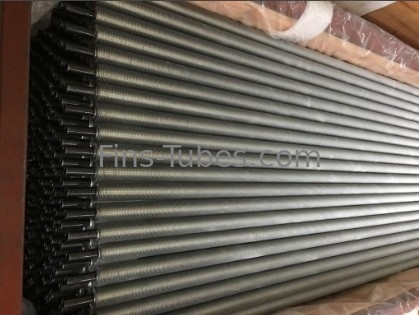 DELLOK Temperature Extruded Solid Fin Tube With Smooth Finedge And Beveled Tube End