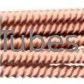 DELLOK 0.5mm Tube Wall Thickness Extruded Fin Tube for Powder Coating/ Galvanizing