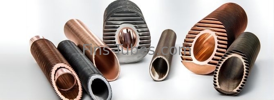 Extruded Aluminium Low Fin Tube 0.5mm Wall 3-25mm OD Hydro/Pneumatic Tested