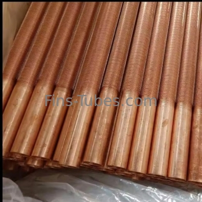Aluminium Fin Rolling Extruded Fin Tube With Smooth Edge Hydro Test 3-25mm Outer Diameter