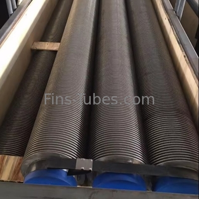 DELLKO Corrosion Resistance Aluminum Finned Tube Carbon Steel L Tube Up To 2000 Psi 1 Inch Fin Height