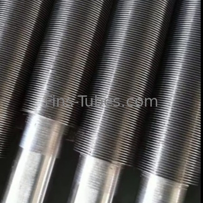 DELLOK 1 Inch Longitudinal Finned Threaded Tube 400℃ Temp Rating ASTM/DIN/GB Standard