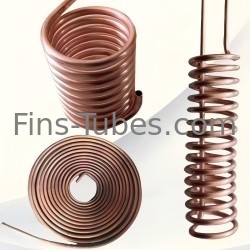 DELLOK Yonghui Spiral Copper Coils For Cooling Steam Customised To Order