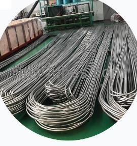 DELLOK Continuous Hairpin Metal U Bend Tube 1500mm Welded Fin Tubes