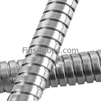 DELLOK TP304 SMLS Stainless Steel OD15.88mm Crimped Fin Tube
