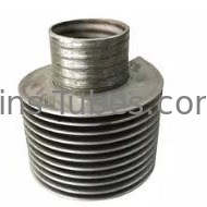 DELLOK Seamless Densities Segment Fins Alu1050 Extruded Fin Tube