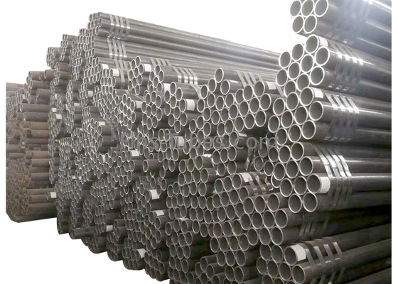DELLOK Black Painting Seamless Carbon Steel Pipe Sch40 / Sch80 / Sch160 Astm A106