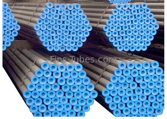DELLOK Black Painting Seamless Carbon Steel Pipe Sch40 / Sch80 / Sch160 Astm A106